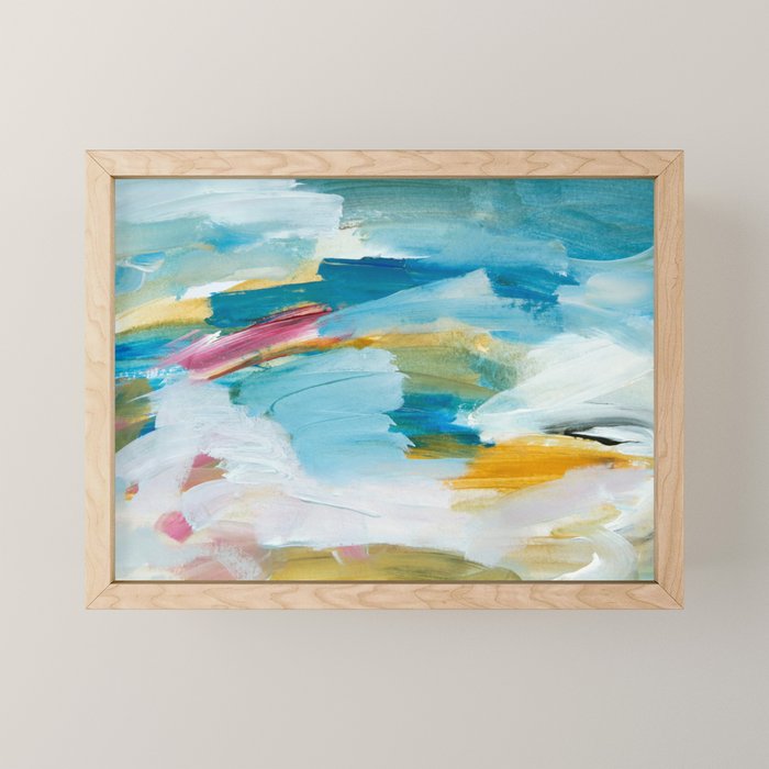 Abstract Oil Painting No. 55 Mini Art Print Gallery Image 1