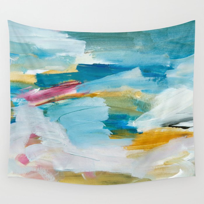 Abstract Oil Painting No. 55 Wall Tapestry Gallery Image 1