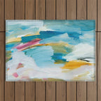 Abstract Oil Painting No. 55 Outdoor Rug Gallery Image 1