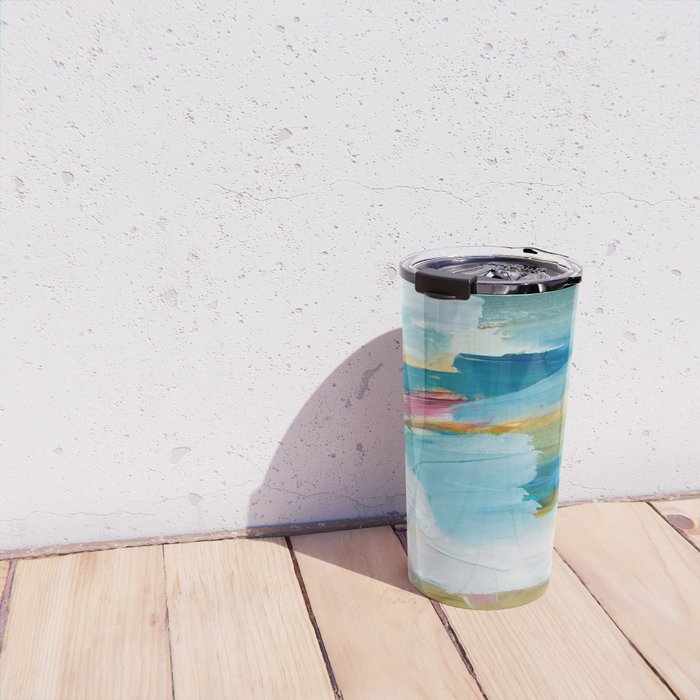 Abstract Oil Painting No. 55 Travel Mug Gallery Image 4