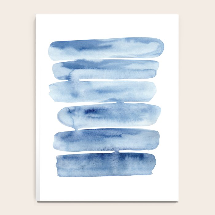 Blue Lines | Watercolor Painting Notebook Gallery Image 4