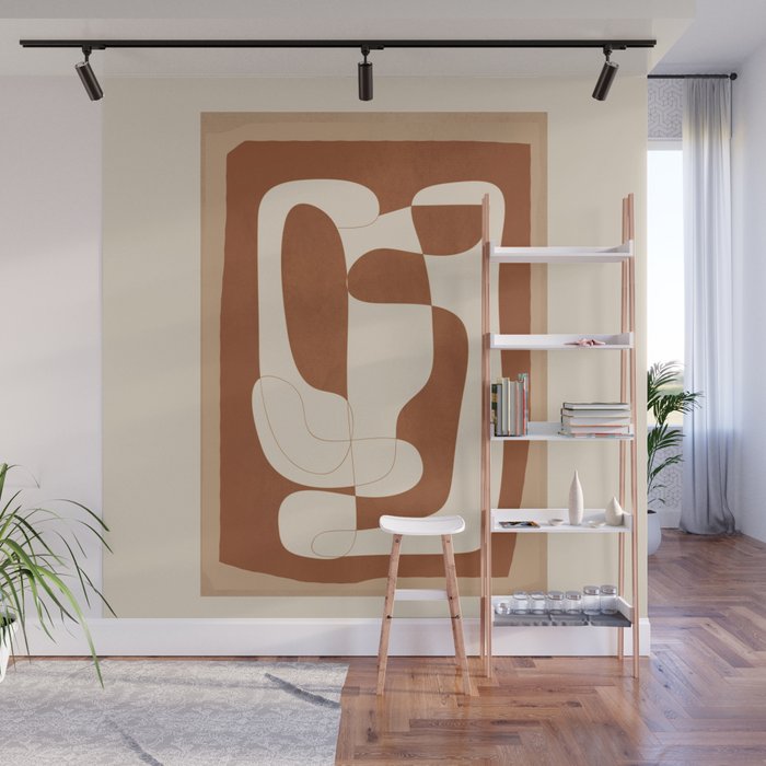 Abstract Geometry 2 Wall Mural Gallery Image 1