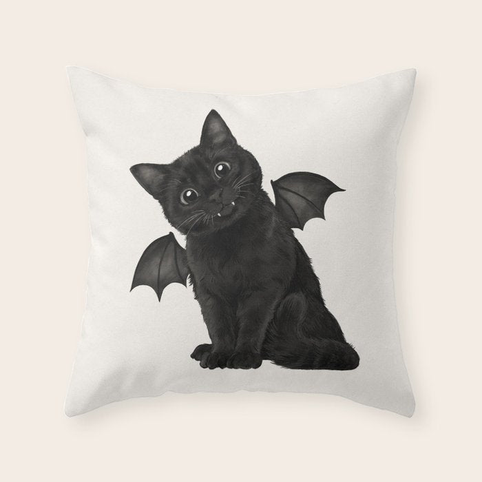 The Dreaded Vampurrr Throw Pillow Gallery Image 6