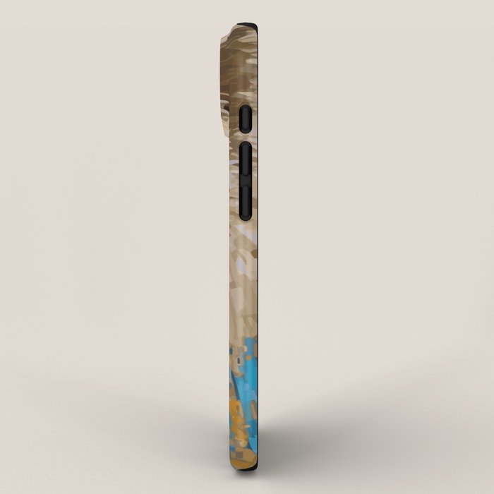 Gustav Klimt Style White Dog with Blue Costume iPhone Case Gallery Image 2