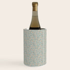 Ditsy Trailing Block Print Floral - Light Sage Green Wine Chiller Gallery Image 3
