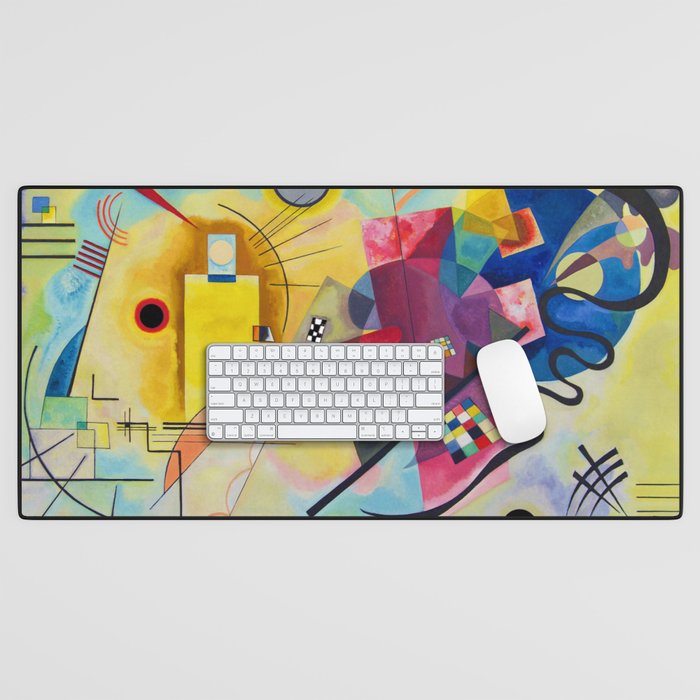 Wassily Kandinsky Yellow Red Blue Desk Mat Gallery Image 1