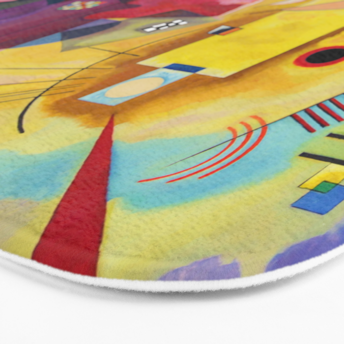 Wassily Kandinsky Yellow Red Blue Bath Mat Gallery Image 3