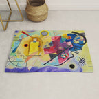 Wassily Kandinsky Yellow Red Blue Rug Gallery Image 1