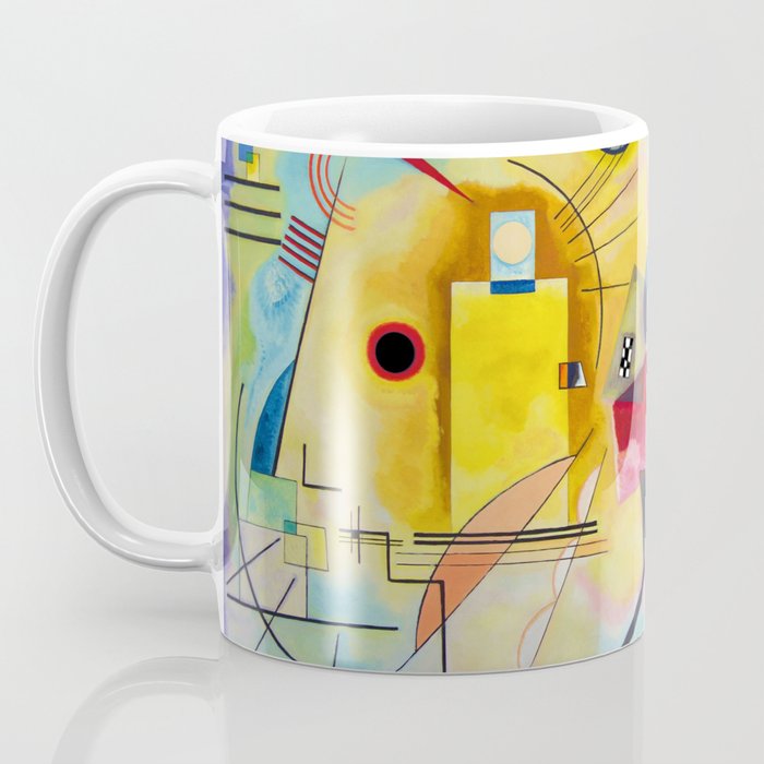 Wassily Kandinsky Yellow Red Blue Coffee Mug Gallery Image 3