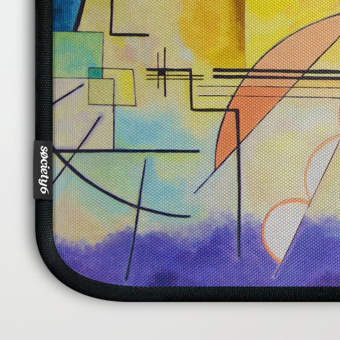 Wassily Kandinsky Yellow Red Blue Laptop Sleeve Gallery Image 3