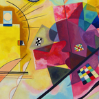 Wassily Kandinsky Yellow Red Blue Coffee Mug Gallery Image 2