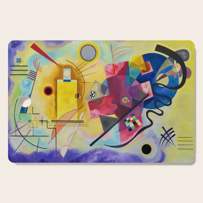 Wassily Kandinsky Yellow Red Blue Cutting Board Gallery Image 1