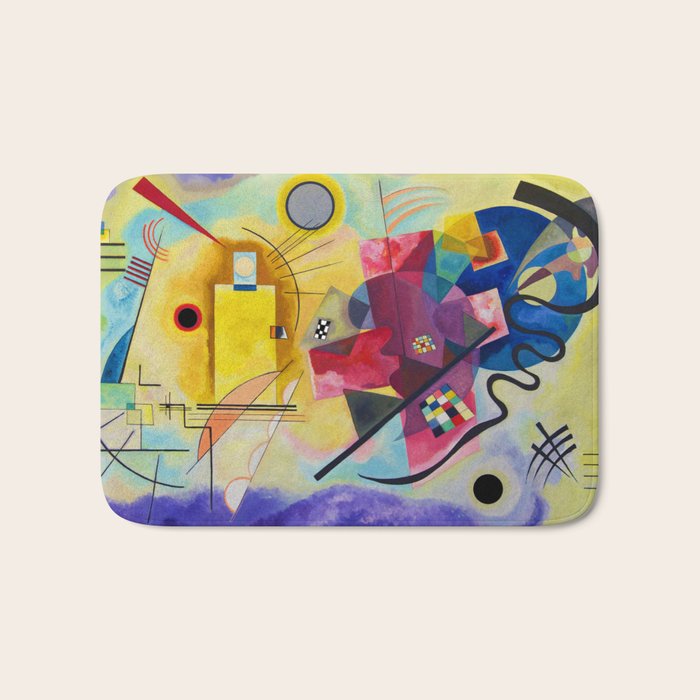 Wassily Kandinsky Yellow Red Blue Bath Mat Gallery Image 1
