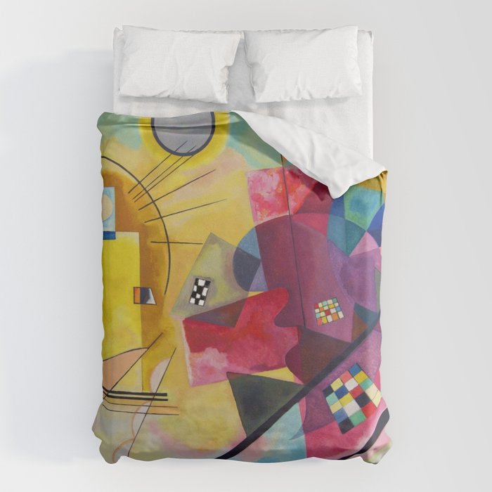 Wassily Kandinsky Yellow Red Blue Duvet Cover Gallery Image 6