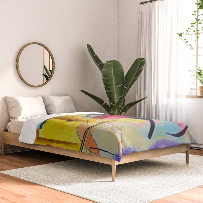 Wassily Kandinsky Yellow Red Blue Comforter Gallery Image 2