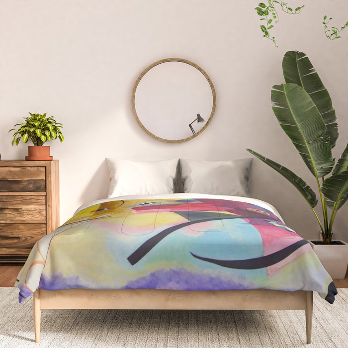 Wassily Kandinsky Yellow Red Blue Comforter Gallery Image 3