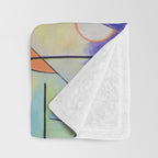 Wassily Kandinsky Yellow Red Blue Throw Blanket Gallery Image 3