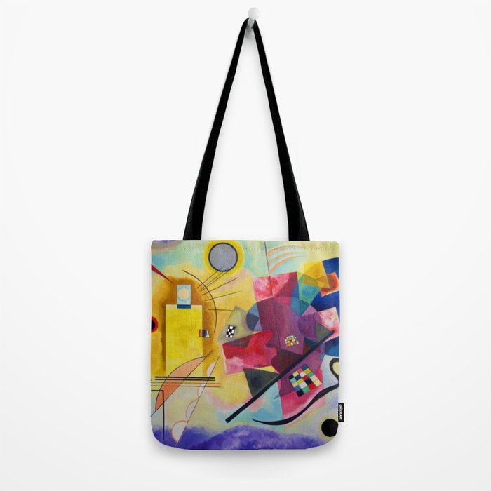 Wassily Kandinsky Yellow Red Blue Tote Bag Gallery Image 2