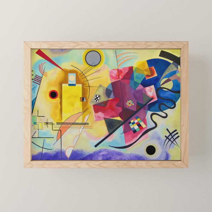 Wassily Kandinsky Yellow Red Blue Mini Art Print Gallery Image 1