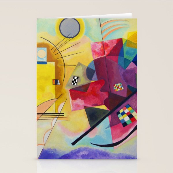 Wassily Kandinsky Yellow Red Blue Stationery Card Gallery Image 2