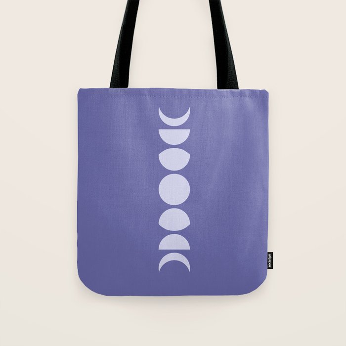 Minimal Moon Phases XII Tote Bag Gallery Image 1
