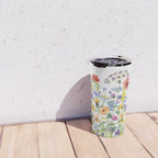 Colorful Midsummer Scandinavian Wildflowers Meadow  Travel Mug Gallery Image 4