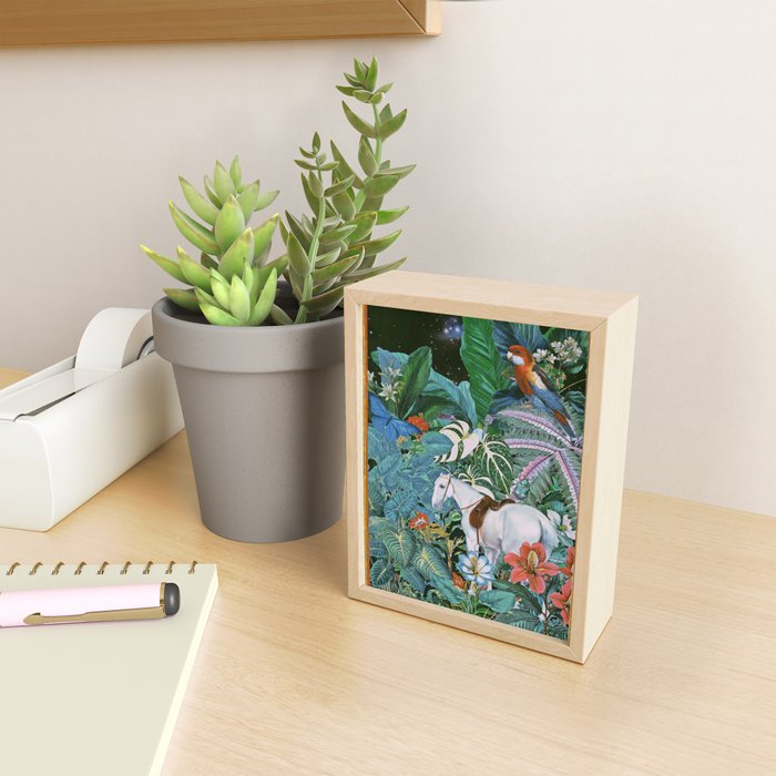 Botania I - Tropical Vintage Style Botanical Collage Mini Art Print Gallery Image 2