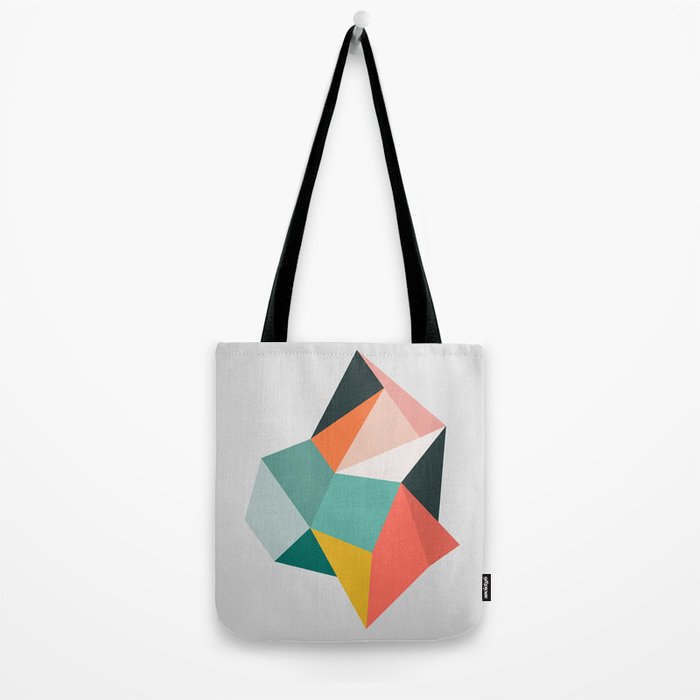 Modern Geometric 76A Tote Bag Gallery Image 2