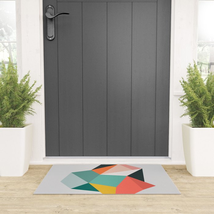Modern Geometric 76A Welcome Mat Gallery Image 3