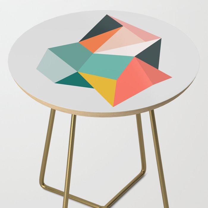 Modern Geometric 76A Side Table Gallery Image 2