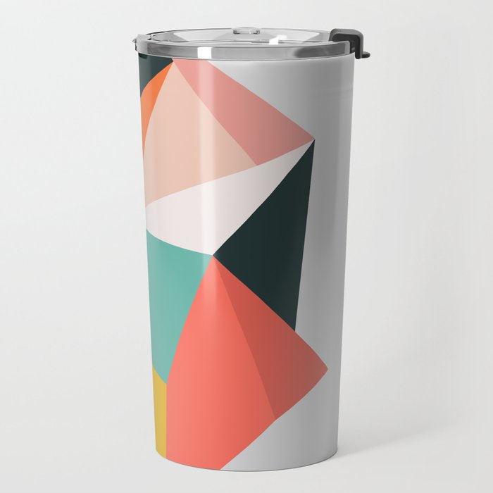 Modern Geometric 76A Travel Mug Gallery Image 2
