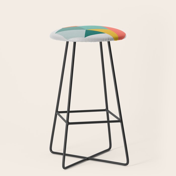 Modern Geometric 76A Stool Gallery Image 1