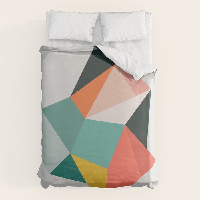 Modern Geometric 76A Duvet Cover Gallery Image 1