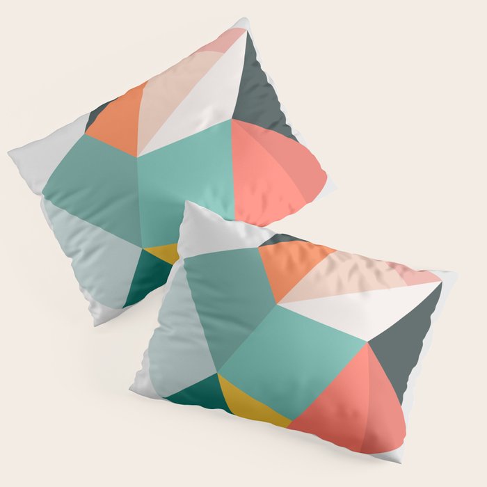 Modern Geometric 76A Pillow Sham Gallery Image 3