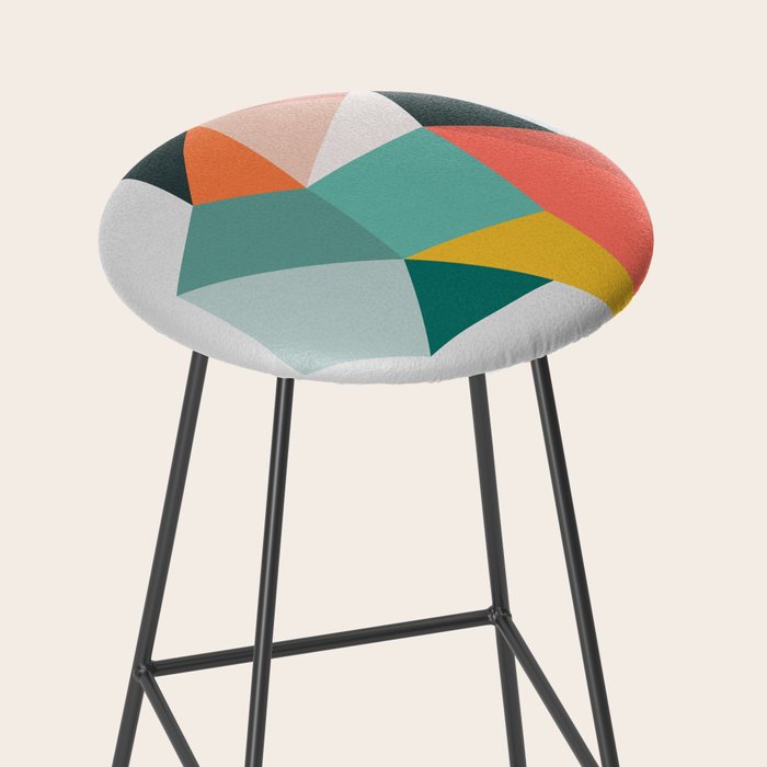 Modern Geometric 76A Stool Gallery Image 2