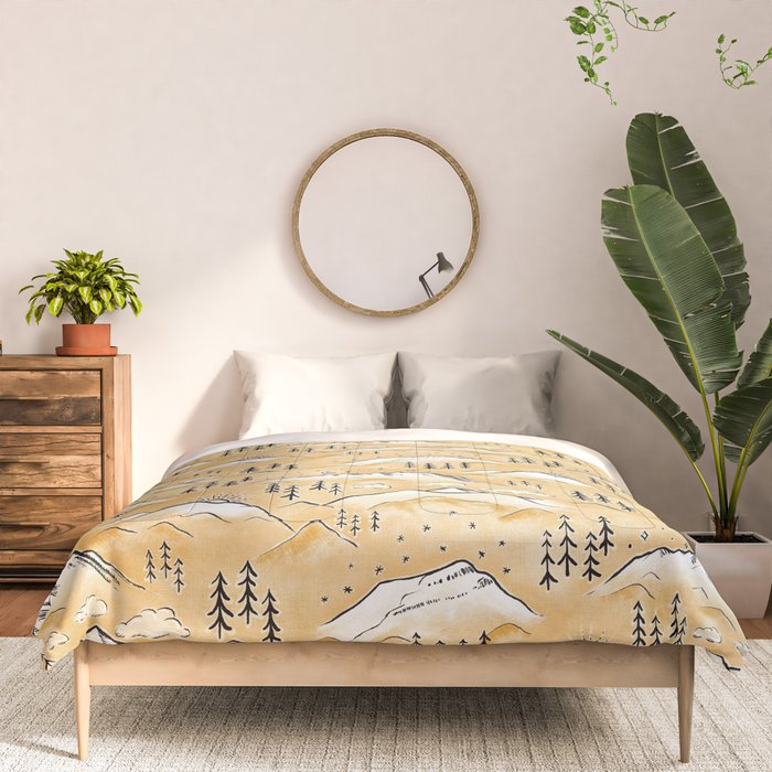 Monte Vista - marigold  Comforter Gallery Image 3