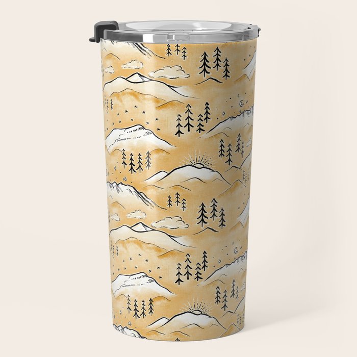 Monte Vista - marigold  Travel Mug Gallery Image 3