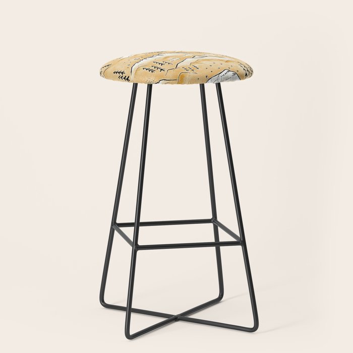Monte Vista - marigold  Stool Gallery Image 1