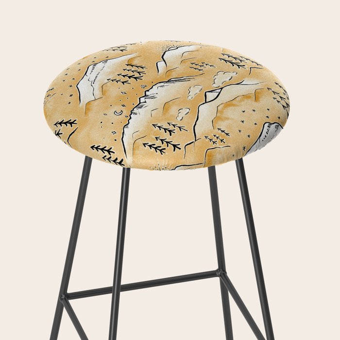 Monte Vista - marigold  Stool Gallery Image 2