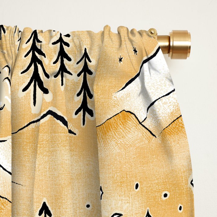 Monte Vista - marigold  Window Curtain Gallery Image 2