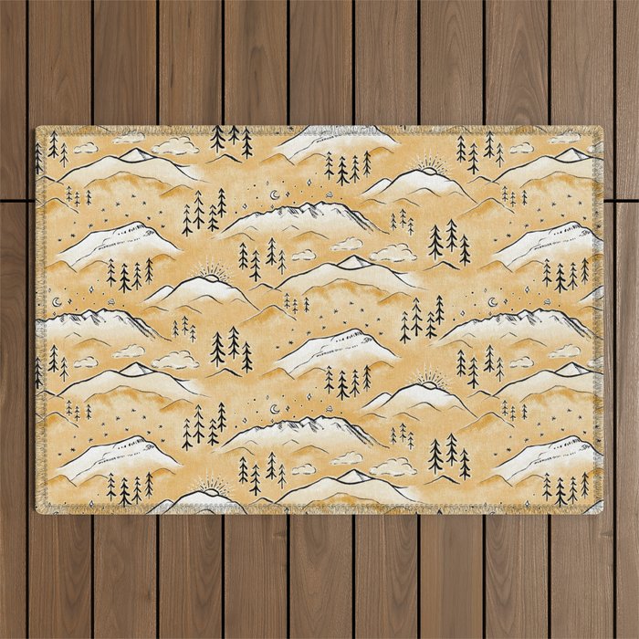 Monte Vista - marigold  Outdoor Rug Gallery Image 1
