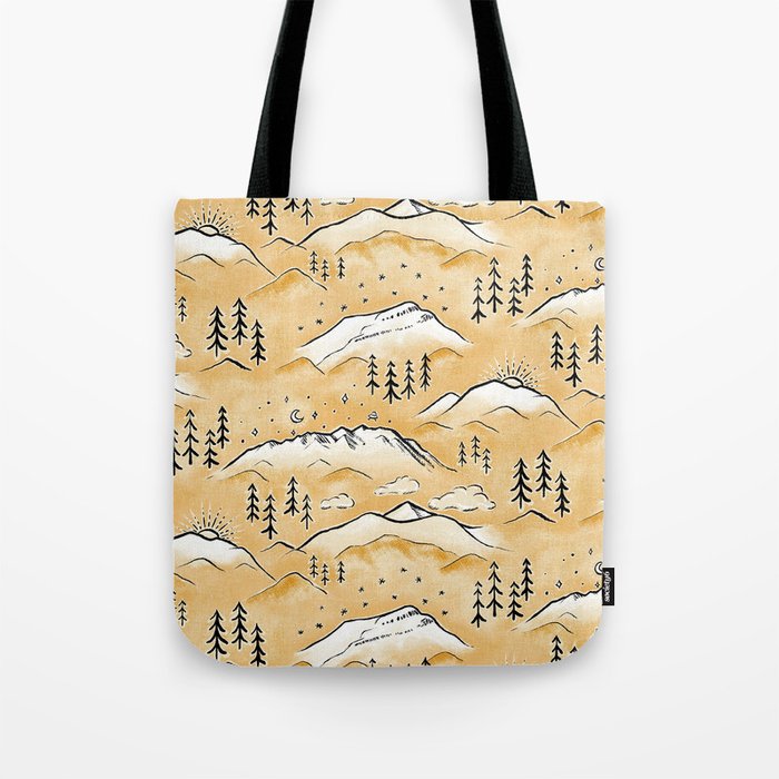 Monte Vista - marigold  Tote Bag Gallery Image 1