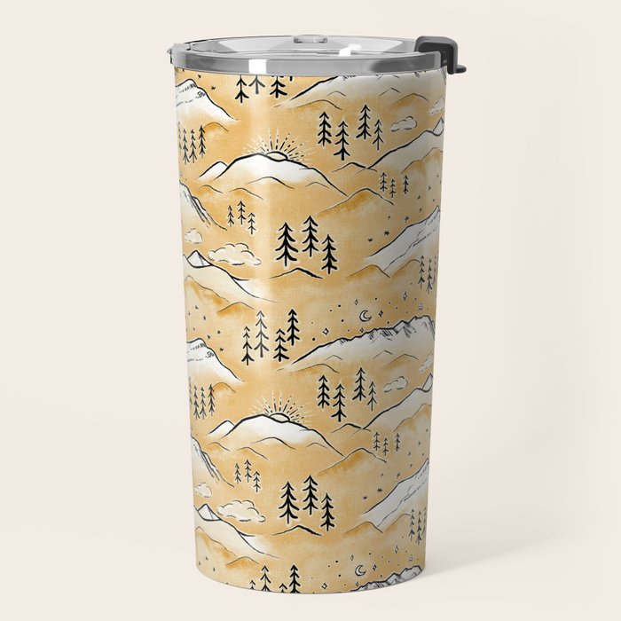 Monte Vista - marigold  Travel Mug Gallery Image 2