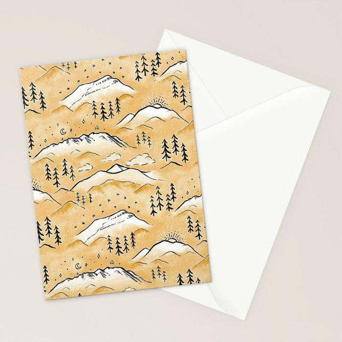 Monte Vista - marigold  Stationery Card Gallery Image 2