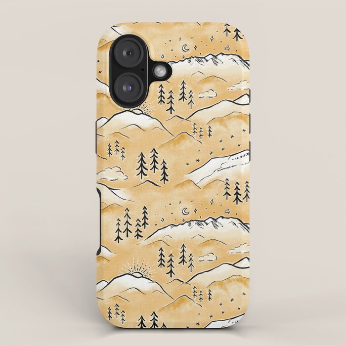 Monte Vista - marigold  iPhone Case Gallery Image 1