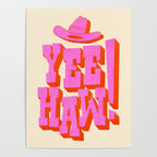 Yee Haw! Fun Cowboy Art Poster Gallery Image 4