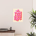 Yee Haw! Fun Cowboy Art Poster Gallery Image 2