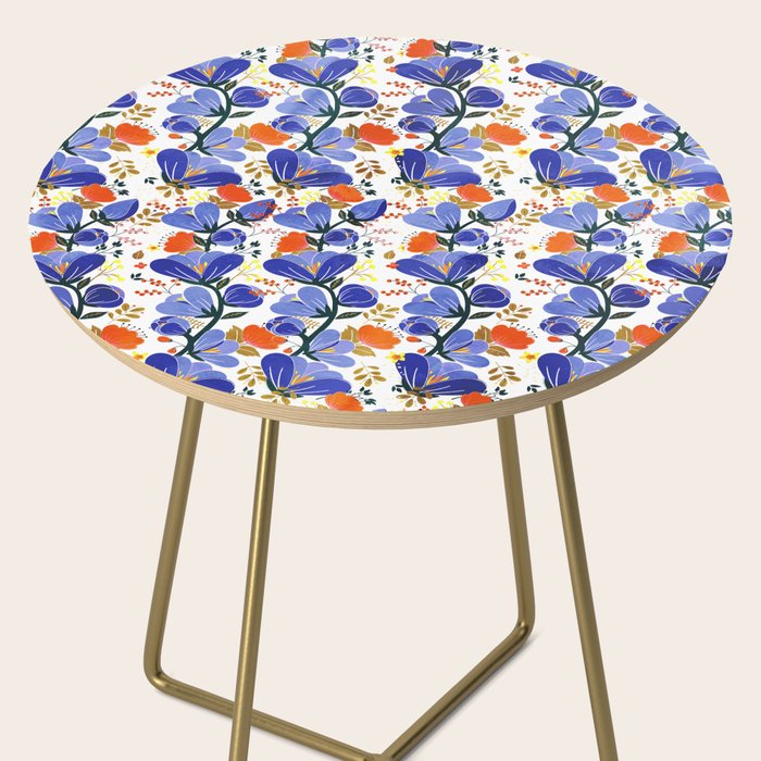 folk spring flowers no2 Side Table Gallery Image 2