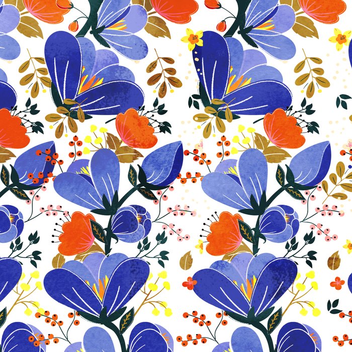 folk spring flowers no2 Coffee Mug Gallery Image 2