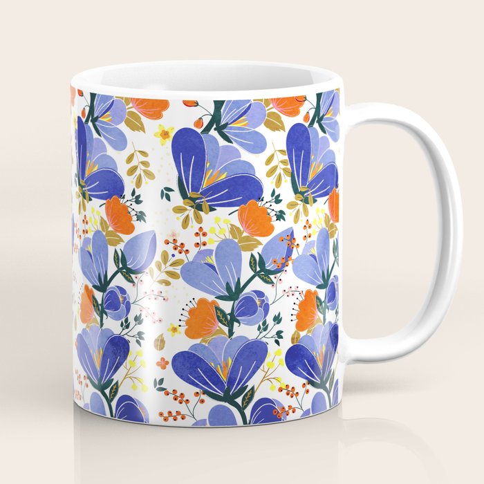 folk spring flowers no2 Coffee Mug Gallery Image 1